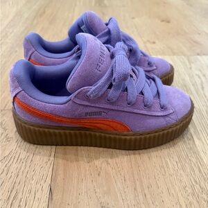 Puma Women's Sneakers in Lavender and Orange